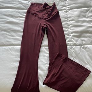 Aerie Cross Over Flare Leggings
